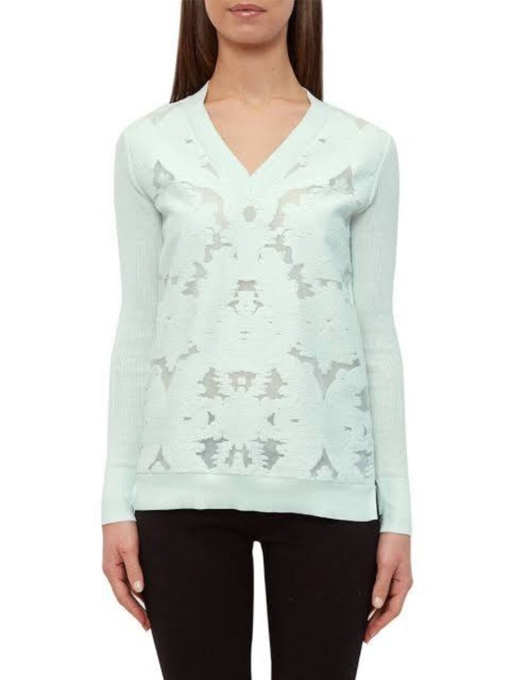 Ted Baker "Petli" Burnout Front Jumper / Sweater
